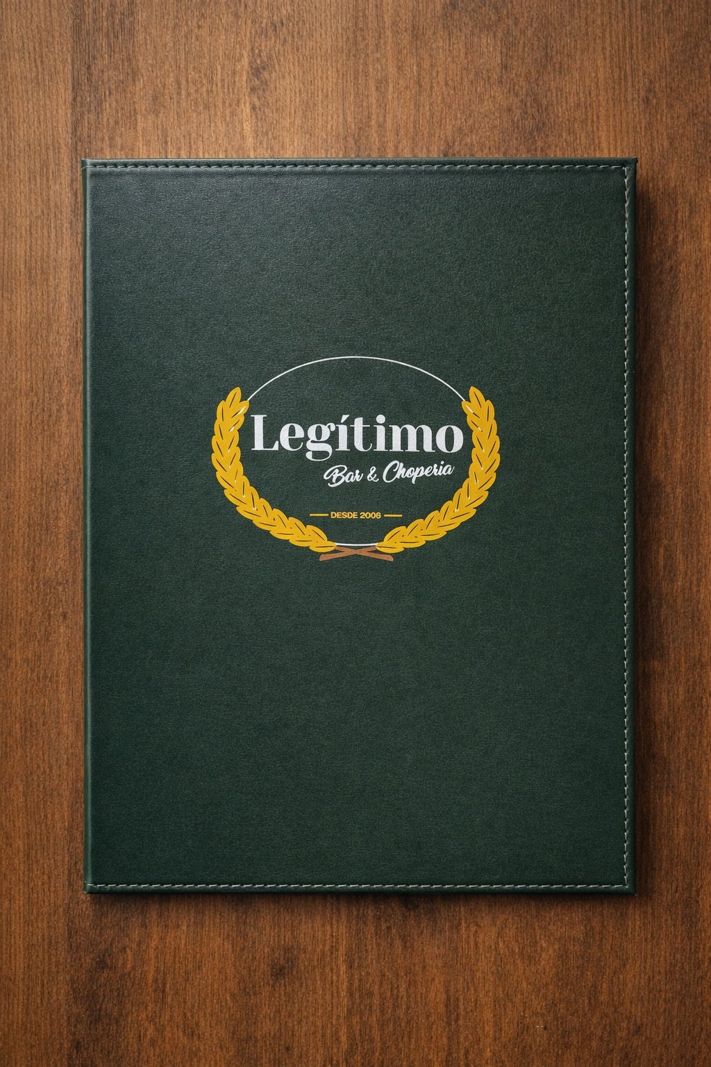 Cardápio A4 Verde